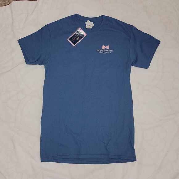 New Simply Southern Be•you•Tiful Llama Short Sleeve Shirt & Sticker Size S Small - Picture 2 of 6